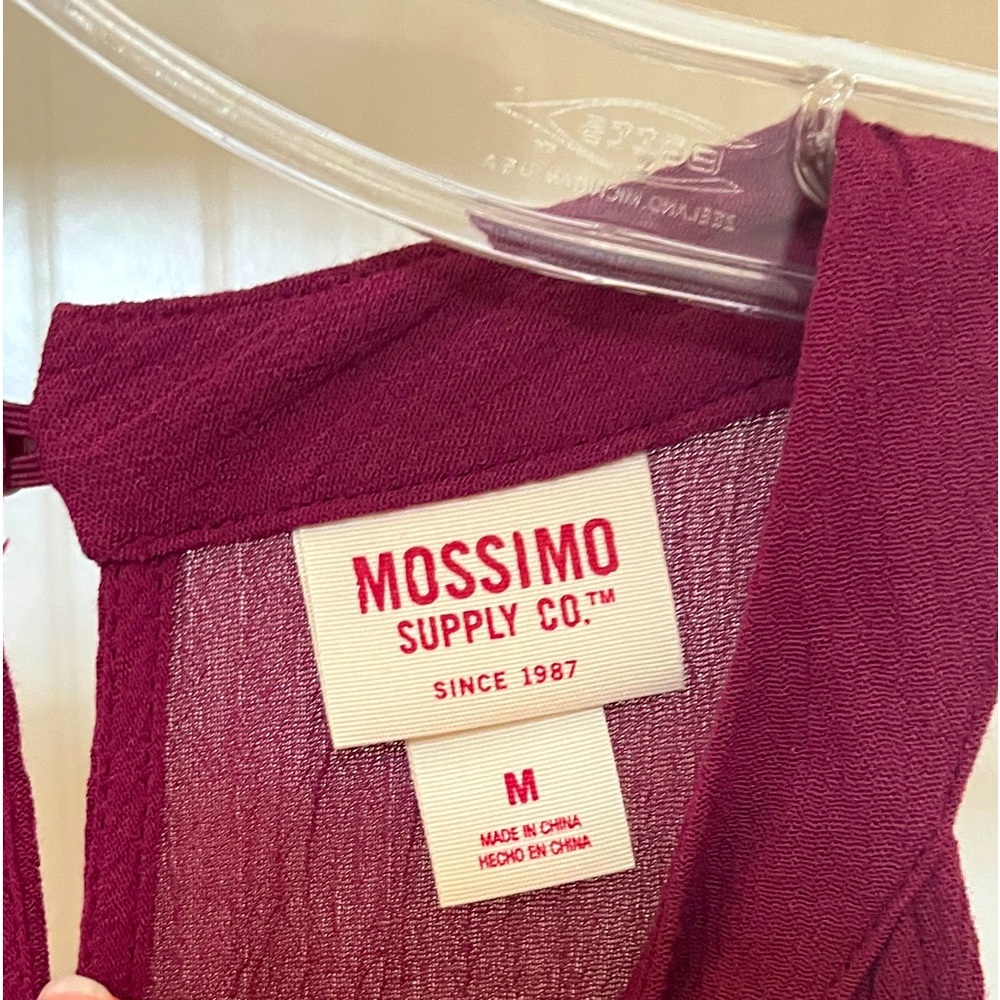 Mossimo Plum-Colored Sleeveless Romper | M - Picture 4 of 4